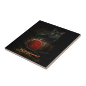 Happy Halloween Tile Tegeltje (Zijkant)