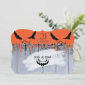 Happy Halloween "Traktatie of truc" Kaart (Staand voorkant)