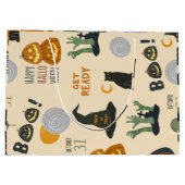 Happy Halloween Treat Bag Groot Cadeauzakje (Achterkant)