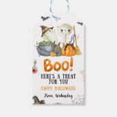 Happy Halloween Treat Gift Label Cadeaulabel (Voorkant)