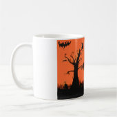 Happy Halloween Tree Ghost Bat Classic White Mok (Links)