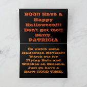 Happy Halloween Tree Greeting Card Kaart (Binnen)