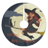 Happy Halloween Tree Skirt Kerstboom Rok (Voorkant)