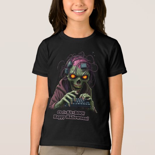 Happy Halloween! Tri-Blend Shirt (Voorkant)