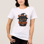 Happy Halloween Tri-Blend Shirt (Voorkant)