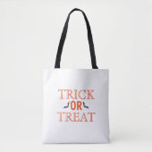 Happy Halloween Trick or treat Bats Tote Bag (Voorkant)