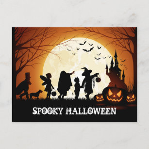 Happy Halloween Trick or treat Children Briefkaart