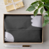 Happy Halloween Trick or treat Custom Name Tissuepapier (Geschenk)