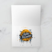 Happy Halloween trick or treat kitten Feestdagen Kaart (Binnen)