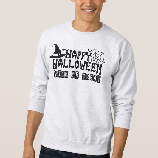 Happy Halloween Trick or treat, Mannen Trui (Voorkant)