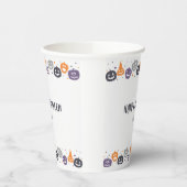 Happy halloween trick or treat papieren bekers (Links)