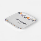 Happy Halloween Trick or treat Papieren Bordje (Gebogen)