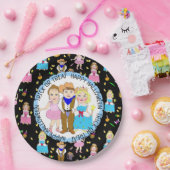 Happy Halloween Trick or treat Party Papieren Bordje (Feest)