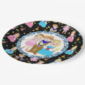 Happy Halloween Trick or treat Party Papieren Bordje (Gekanteld)