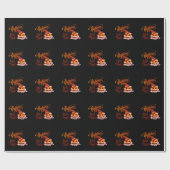 Happy Halloween Trick or treat Pumpkin Cadeaupapier (Vlak)