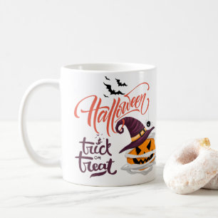 Happy Halloween Trick or treat Pumpkin Koffiemok