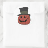 Happy Halloween Trick or treat Pumpkin Ronde Sticker (Tas)