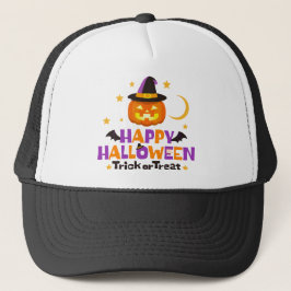 Happy Halloween Trick-or-Treat Schattige Trucker Pet