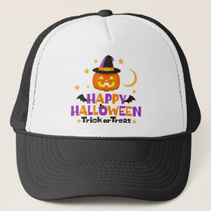Happy Halloween Trick-or-Treat Schattige Trucker Pet