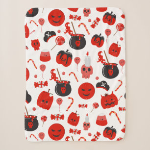 Happy Halloween Trick or treat Sherpa Deken