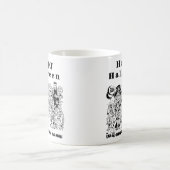 Happy Halloween Trick or treat Spooky Illustratie Koffiemok (Center)