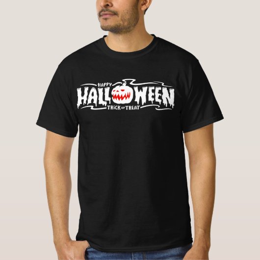 Happy Halloween Trick or treat T-Shirt (Voorkant)
