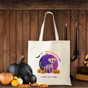 Happy Halloween Trick or treat ToteCandy Bag Tote Bag
