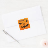 Happy Halloween Trick or treat Vierkante Sticker (Envelop)
