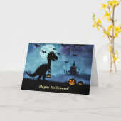 Happy Halloween truc of het behandelen van Schatti Kaart (Gele Bloem)