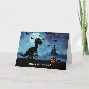 Happy Halloween truc of het behandelen van Schatti Kaart