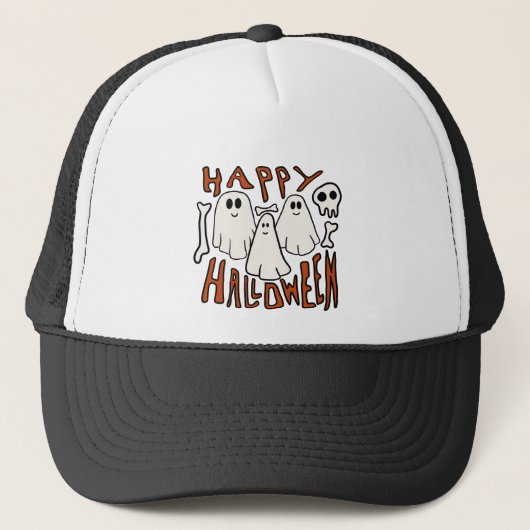 Happy Halloween Trucker Pet (Voorkant)