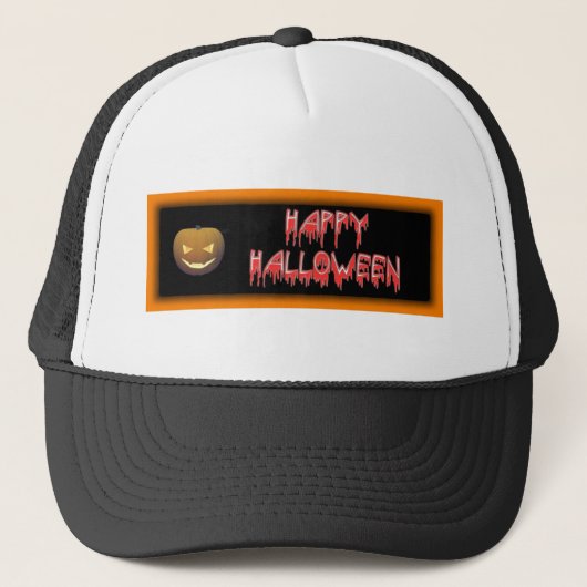 Happy Halloween Trucker Pet (Voorkant)