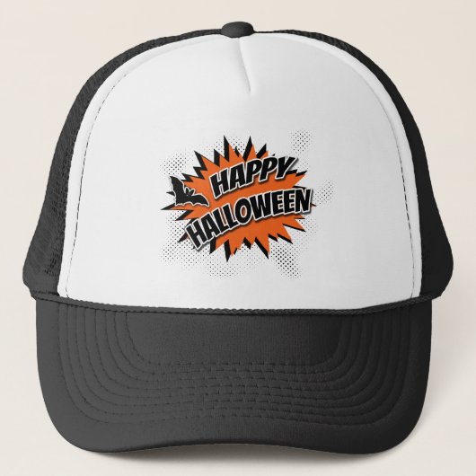 Happy Halloween Trucker Pet (Voorkant)