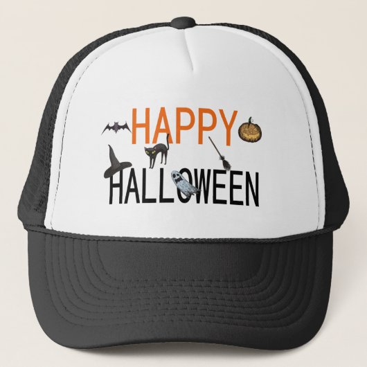 Happy Halloween Trucker Pet (Voorkant)