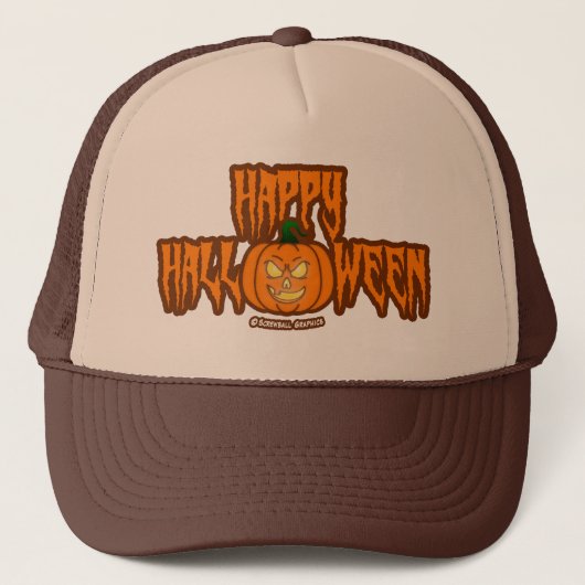 Happy Halloween Trucker Pet (Voorkant)