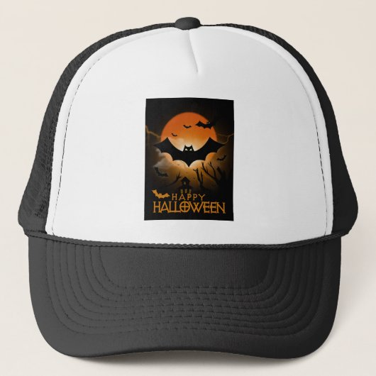 Happy Halloween Trucker Pet (Voorkant)