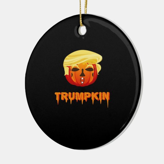 Happy Halloween - Trumpkin Classic Keramisch Ornament (Links)