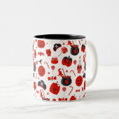 Happy Halloween Tweekleurige Koffiemok (Voorkant rechts)