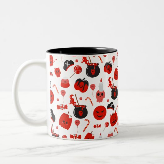 Happy Halloween Tweekleurige Koffiemok (Links)