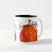 Happy Halloween Tweekleurige Koffiemok (Voorkant rechts)