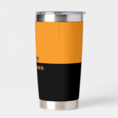 Happy Halloween Two Tone Thermal Tumbler Geïsoleerde Drinkbeker (Links)
