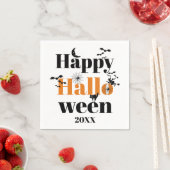 Happy Halloween-typografie met  elementen Servet (Insitu)