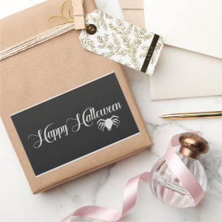 Happy Halloween Typografie Rechthoekige Sticker