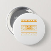 Happy Halloween Ugly ter Design Pumpkins Ronde Button 7,6 Cm (Voorkant /achterkant)