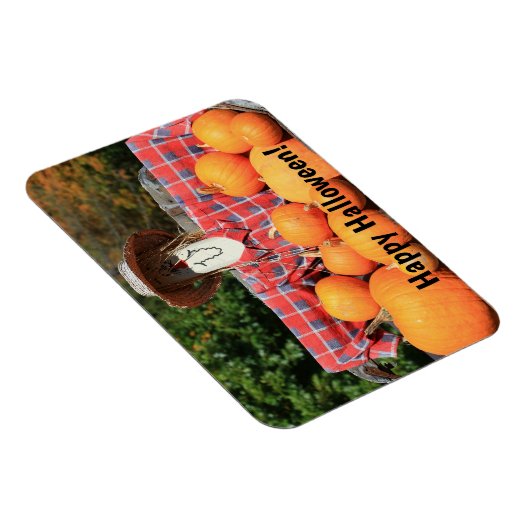 Happy Halloween uit de pompoenpatch Magneet (Rechterzijde)