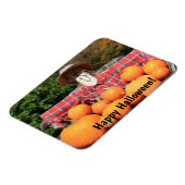 Happy Halloween uit de pompoenpatch Magneet (Linkerzijde)