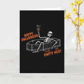 Happy Halloween uit mijn lege nest Kaart (Gele Bloem)