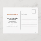 Happy Halloween uit New Home Rustic Pumpkins Feestdagenkaart (Achterkant)