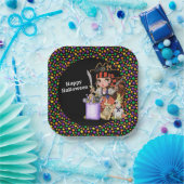 Happy Halloween-uitgang papieren Borden Papieren Bordje (Feest)