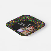 Happy Halloween-uitgang papieren Borden Papieren Bordje (Gebogen)